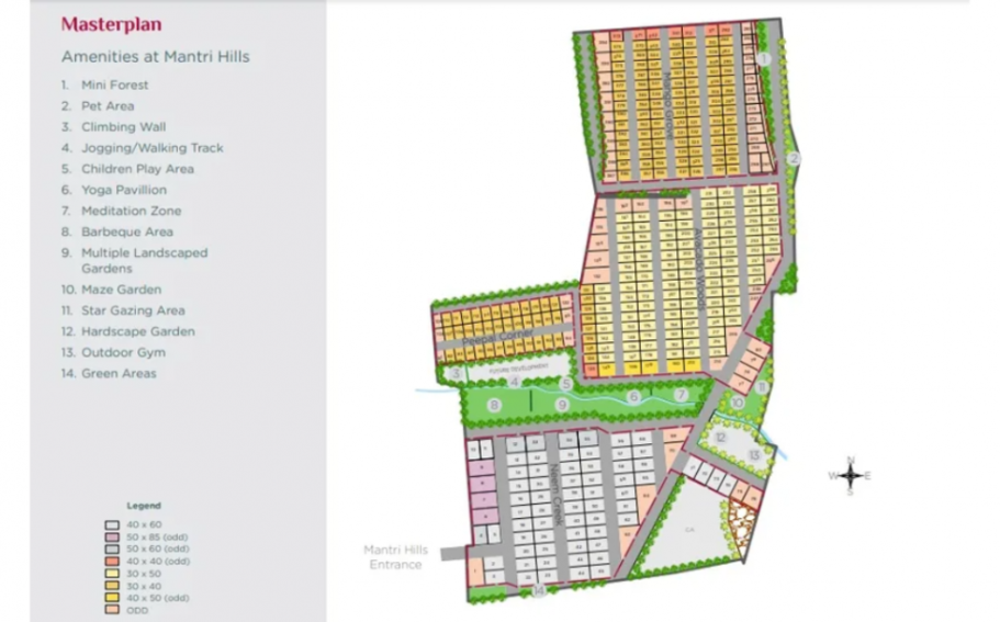 Mantri Hills Master Plan Mantri Hills